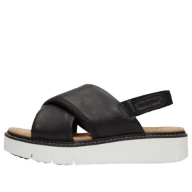 Safari Dawn Riemchensandale „Schwarz Full Grain“