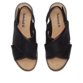 Safari Dawn Riemchensandale „Schwarz Full Grain“