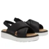 Safari Dawn Riemchensandale „Schwarz Full Grain“