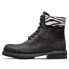 Safari Zebra 6-Inch Boot „Schwarz“