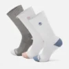 Sagamore Beach 3er-Pack halbgepolsterte Crew-Socken für Damen
