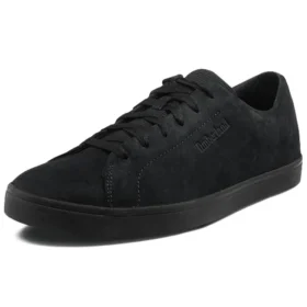 Schwarzer Low-Cut-Sneaker Schwarz
