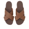 Seton Bay Cross Strap Sandalen „Braun“