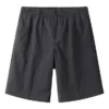 Shorts mit Logo auf der Gesäßtasche „Schwarz“