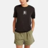 Stack Logo Regular T-Shirt „Schwarz“