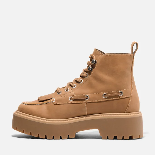 Stone Street Mid 7-Eye Plateau-Stiefel für Damen – Weizen Stone Street Mid 7-Eye Plateau-Stiefel für Damen – Weizen