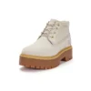 Stone Street Mid Schnürstiefel, wasserdicht „White Nubuck“