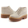Stone Street Mid Schnürstiefel, wasserdicht „White Nubuck“