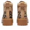 Stone Street Plateau-Stiefel „Leopard Print“