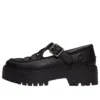 Stone Street Plateau-Stiefel mit Schnalle „Schwarz Full Grain“