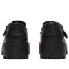 Stone Street Plateau-Stiefel mit Schnalle „Schwarz Full Grain“