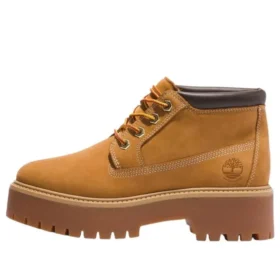 Stone Street Wasserdichter Plateau-Stiefel „Weizen“