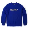 Sweatshirt mit Rundhalsausschnitt „Blue“