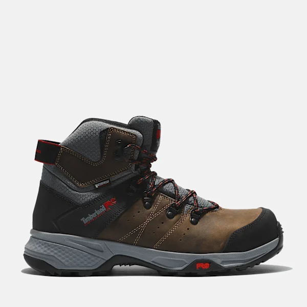 Switchback Herren-Arbeitsstiefel mit Zehenschutzkappe aus Verbundmaterial, wasserdicht Switchback Herren-Arbeitsstiefel mit Zehenschutzkappe aus Verbundmaterial, wasserdicht