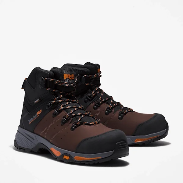 Switchback Herren-Arbeitsstiefel mit Zehenschutzkappe aus Verbundmaterial, wasserdicht Switchback Herren-Arbeitsstiefel mit Zehenschutzkappe aus Verbundmaterial, wasserdicht