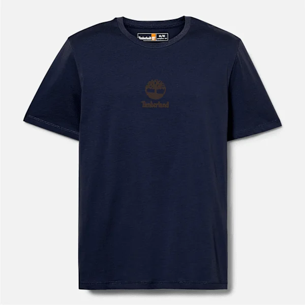 T-Shirt mit gestapeltem Logo und kurzen Ärmeln T-Shirt mit gestapeltem Logo und kurzen Ärmeln