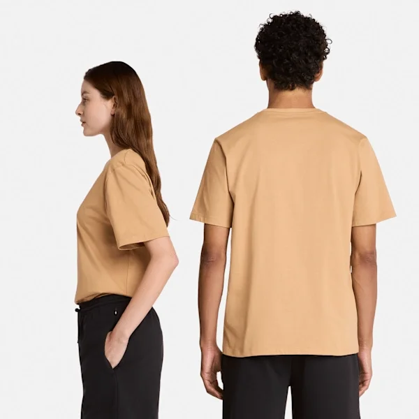 T-Shirt mit gestapeltem Logo und kurzen Ärmeln T-Shirt mit gestapeltem Logo und kurzen Ärmeln