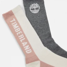 Timberland® 2er-Pack Color-Block Crew-Socken für Damen