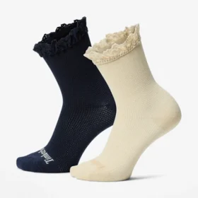 Timberland® 2er-Pack Ruffle Low Crew Socken für Damen