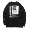 Timberland Back Large Logo Printing Sports Schwarz