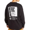 Timberland Back Large Logo Printing Sports Schwarz
