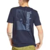 Timberland bedrucktes Kurzarm-Shirt mit Rundhalsausschnitt Blau