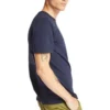 Timberland bedrucktes Kurzarm-Shirt mit Rundhalsausschnitt Blau