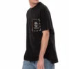 Timberland Casual Loose Rundhals-Shorts mit kurzen Ärmeln, Schwarz