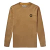 Timberland Casual mit Aufdruck, Rundhalsausschnitt, Langarm