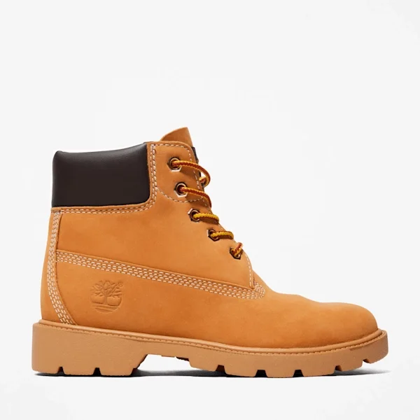 Timberland® Classic 6-Inch wasserdichte Stiefel für Jugendliche – Weizen Timberland® Classic 6-Inch wasserdichte Stiefel für Jugendliche – Weizen