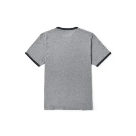 Timberland Colorblock Kragen Logo-Print Kurzarm Grau