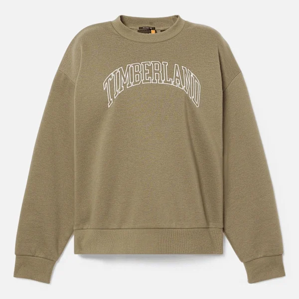 Timberland® Damen-Sweatshirt mit Rundhalsausschnitt und saisonalem Logo Timberland® Damen-Sweatshirt mit Rundhalsausschnitt und saisonalem Logo