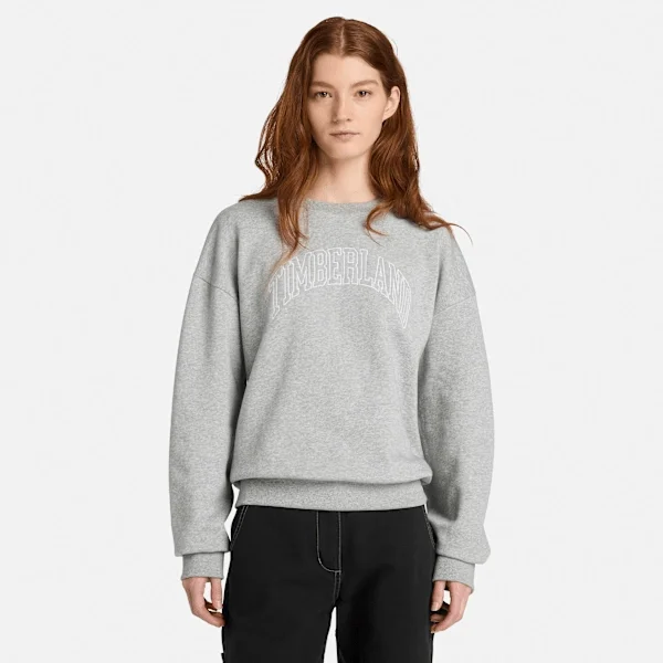 Timberland® Damen-Sweatshirt mit Rundhalsausschnitt und saisonalem Logo Timberland® Damen-Sweatshirt mit Rundhalsausschnitt und saisonalem Logo