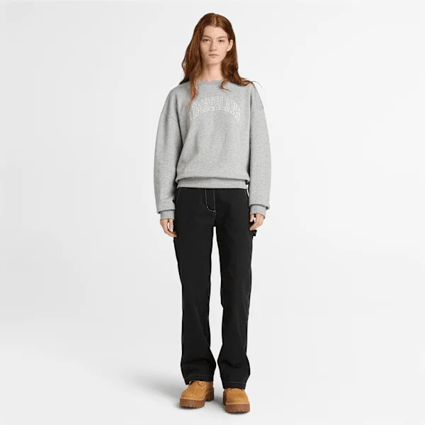 Timberland® Damen-Sweatshirt mit Rundhalsausschnitt und saisonalem Logo Timberland® Damen-Sweatshirt mit Rundhalsausschnitt und saisonalem Logo