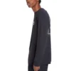Timberland Freizeit-Shirt mit Rundhalsausschnitt und langen Ärmeln, Schwarz