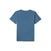 Timberland Freizeit-T-Shirt mit Rundhalsausschnitt und Aufdruck, kurzärmelig, blau