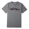 Timberland Freizeit-T-Shirt mit Rundhalsausschnitt und Aufdruck, kurzärmelig, grau