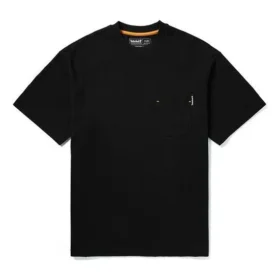 Timberland Gelb gemustertes Cargo-Shirt mit Rundhalsausschnitt und Shorts, Schwarz