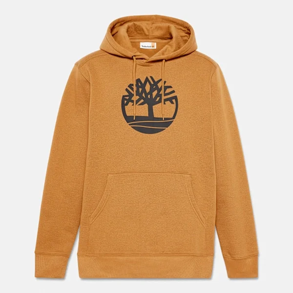 Timberland Hoodie mit Baum-Logo – Weizen/Schwarz Timberland Hoodie mit Baum-Logo – Weizen/Schwarz