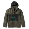 Timberland Kontrastfarbene Kapuzenjacke mit Taschen, grün