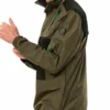 Timberland Kontrastfarbene Kapuzenjacke mit Taschen, grün