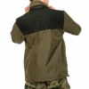 Timberland Kontrastfarbene Kapuzenjacke mit Taschen, grün