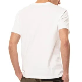 Timberland Kurzarm-Shirt mit Brustlogo-Aufdruck, Weiß
