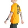 Timberland Kurzarm-Shirt mit Rückenmuster, orange