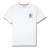 Timberland Kurzarm-Shirt mit Rückenprint, weiß