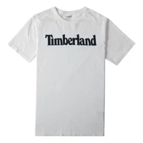 Timberland Logo-Aufdruck Kurzarm Weiß