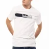 Timberland Logo-Aufdruck Kurzarm Weiß