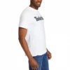 Timberland Logo-Aufdruck Kurzarm Weiß