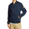 Timberland Logo Pocket Zipper Aviator Jacke Blau
