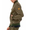 Timberland Logo Pocket Zipper Jacke Waldgrün